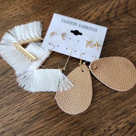 Boho Fashion Earring Set (4 Pair) - Picture 3 of 5